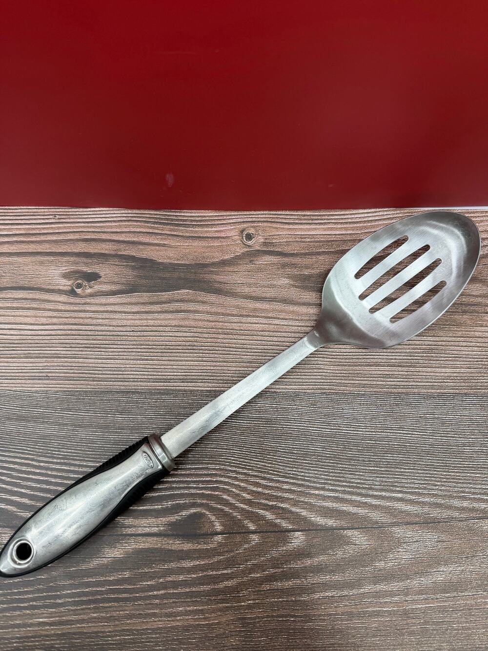 OXO Steel Slotted Spoon Stainless Steel 14” Serving Kitchen Utensil